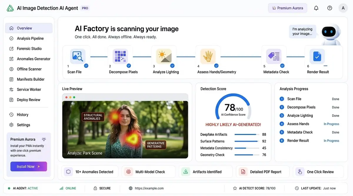 AI conversion tracker Game Master — example of the AI tool dashboard software